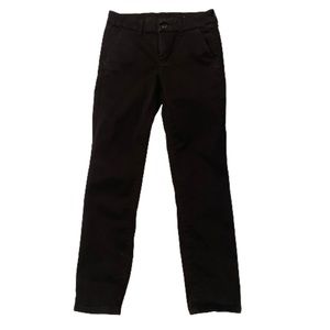 AMERICAN EAGLE Super Stretch Black Chino Skinny Ankle Pants Size 6 Short